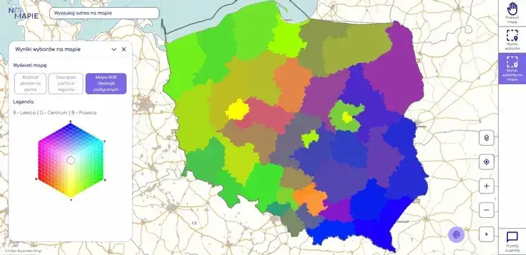Polska 2050 mapa ideologiczna światopogląd